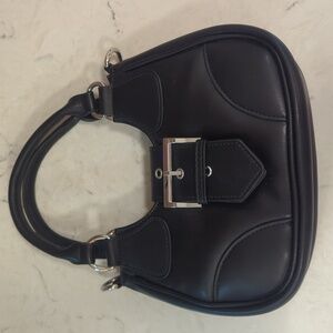 Black Purse with silver buckle